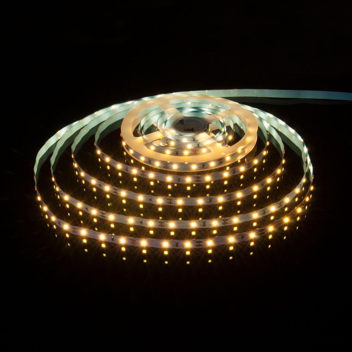 фото светодиодная лента elektrostandard 4,8w/m 60led/m 2835smd теплый белый 5m a049836 | 220svet.ru