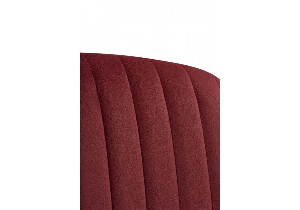 фото стул на металлокаркасе woodville kora wine red / black 15949 | 220svet.ru