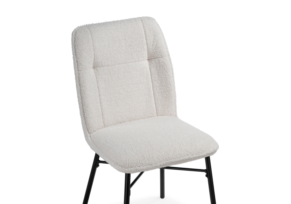 фото стул на металлокаркасе woodville denis бежевый 15656 | 220svet.ru