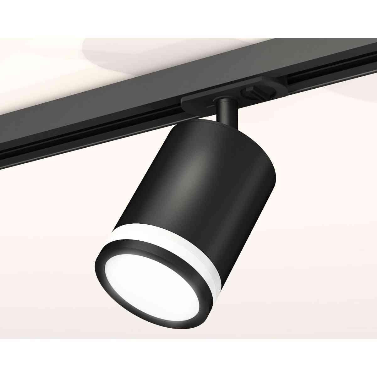 фото комплект трекового светильника ambrella light track system xt7422020 sbk/fr черный песок/белый матовый (a2537, c7422, n7121) | 220svet.ru