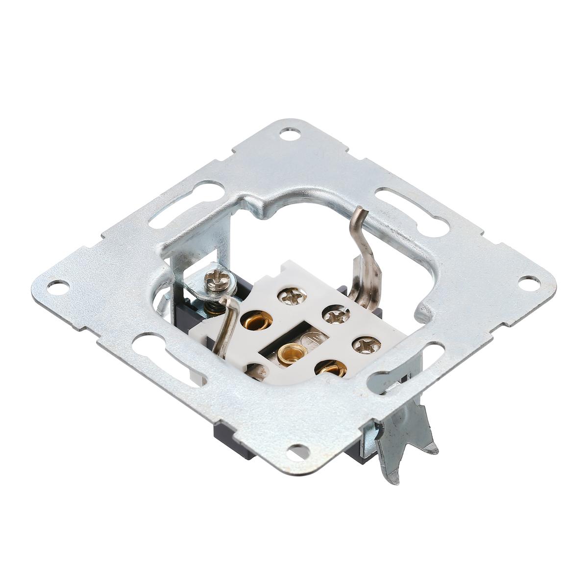 фото розетка lk studio с з/к, без шторок (серебристый металлик) lk60 863103-1 | 220svet.ru