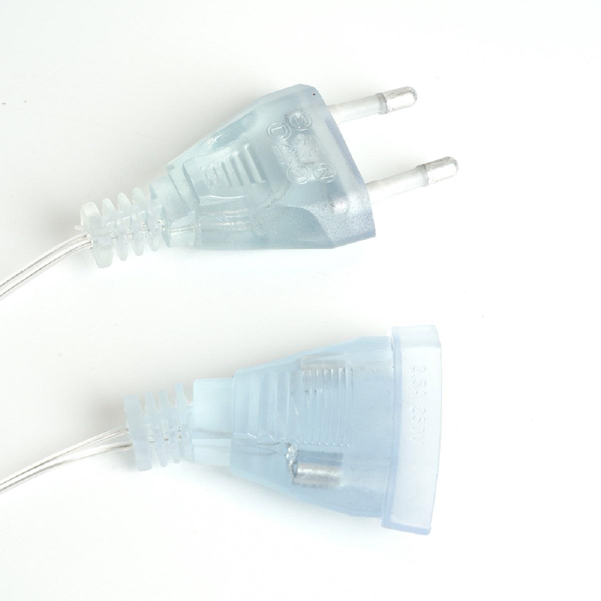 фото светодиодная гирлянда feron занавес 230v 2700k теплый белый с эффектом водопада cl26 48595 | 220svet.ru