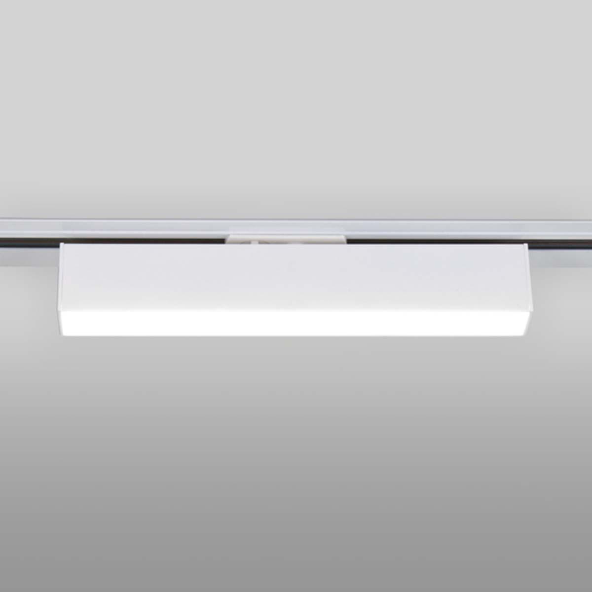 фото трековый однофазный светодиодный светильник elektrostandard x-line белый матовый 10w 4200k ltb53 a052443 | 220svet.ru