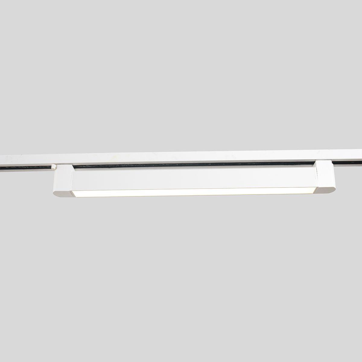 фото трековый однофазный светодиодный светильник crystal lux clt 0.31 010 18w wh m4000k | 220svet.ru