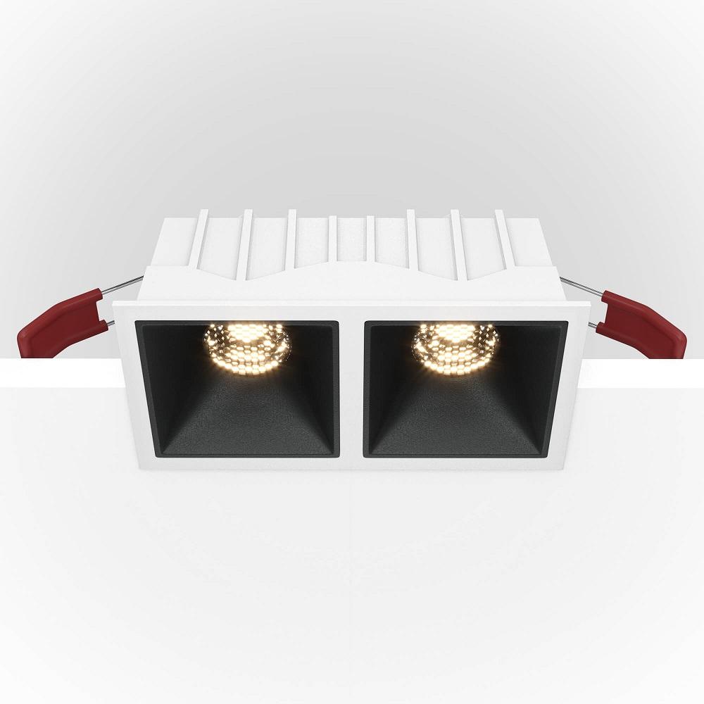 фото встраиваемый светильник maytoni alfa led dl043-02-10w4k-d-sq-wb | 220svet.ru