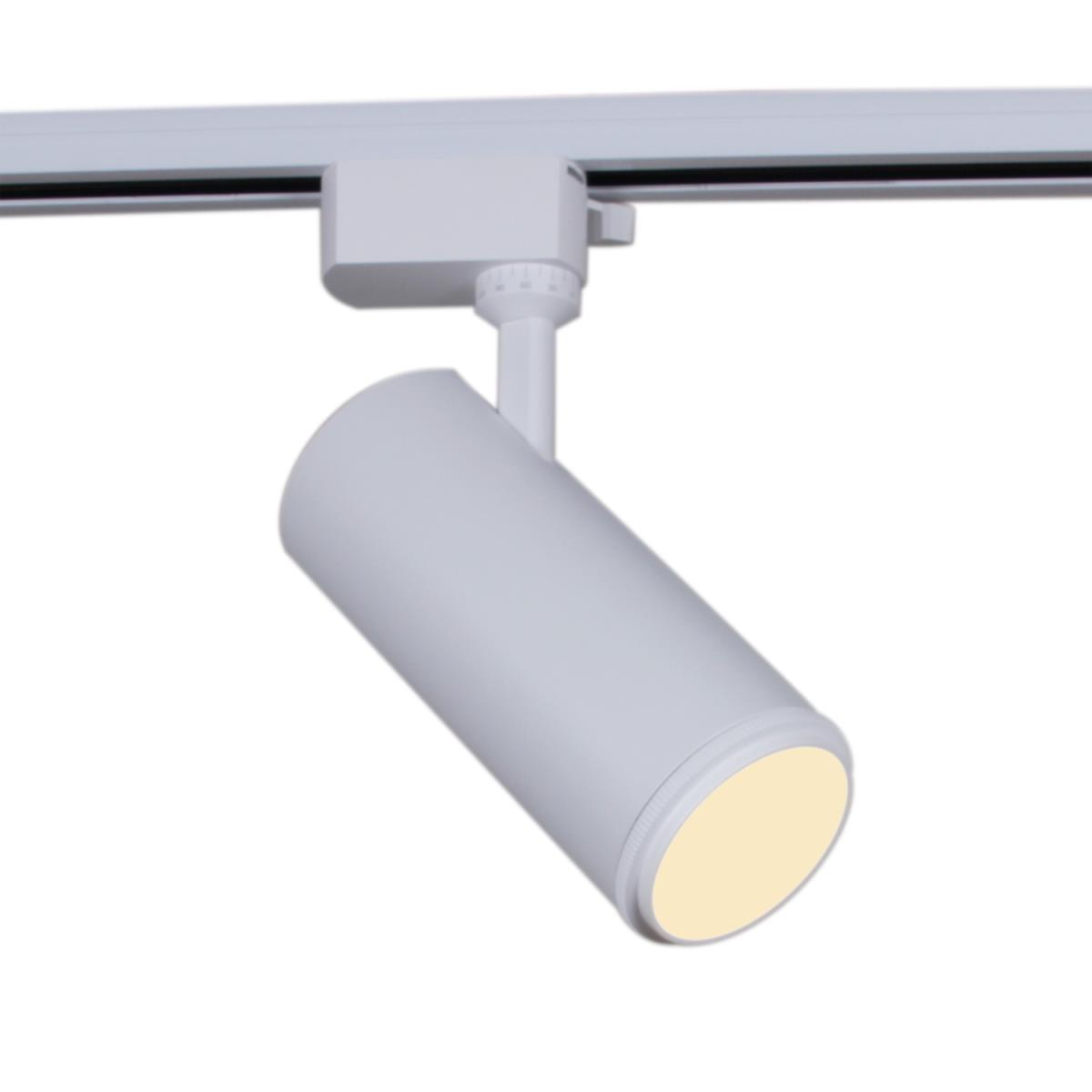 фото светильник трековый reluce 06650-9.3-led10/20/30w cct wt | 220svet.ru