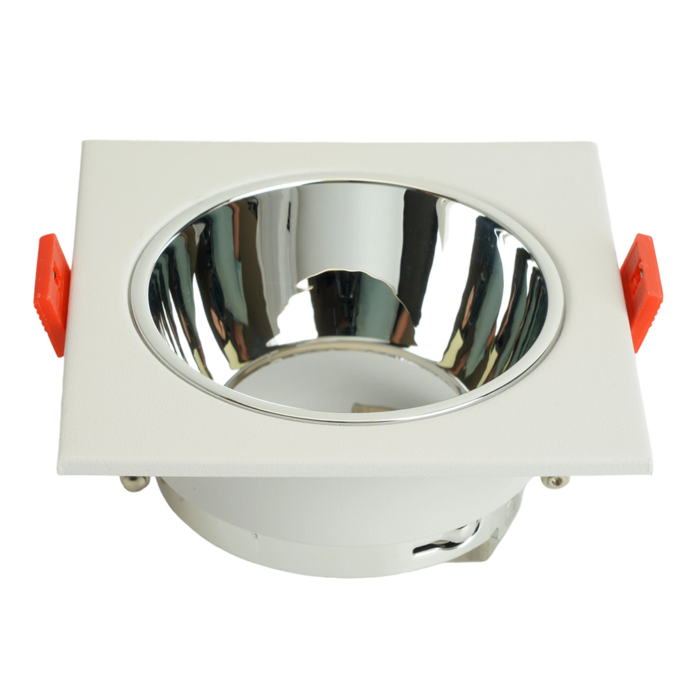 фото светильник встраиваемый feron dl3112 потолочный mr16 g5.3 белый + хром 51406 | 220svet.ru