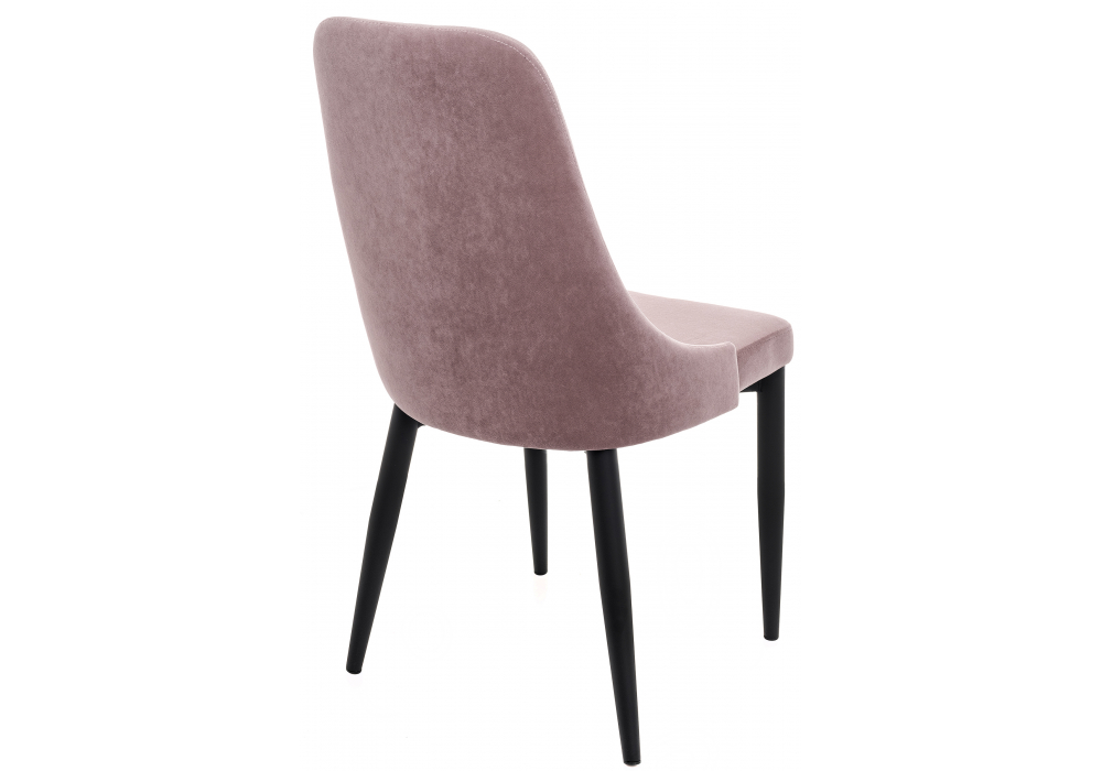 фото стул на металлокаркасе woodville kora light purple / black 15094 | 220svet.ru