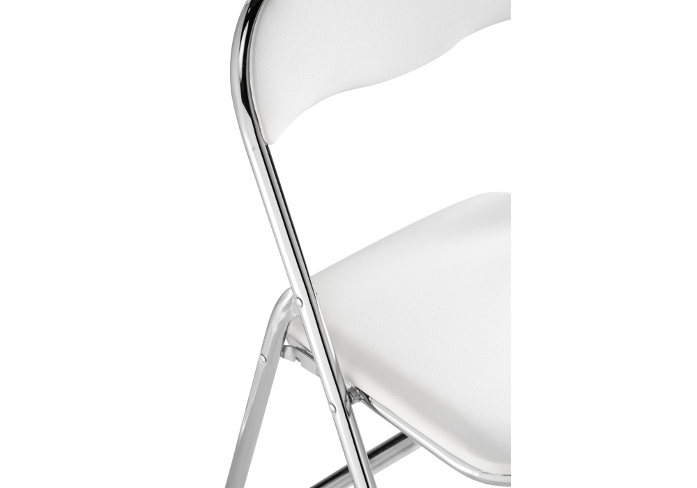 фото стул woodville fold 1 складной white / chrome 15480 | 220svet.ru