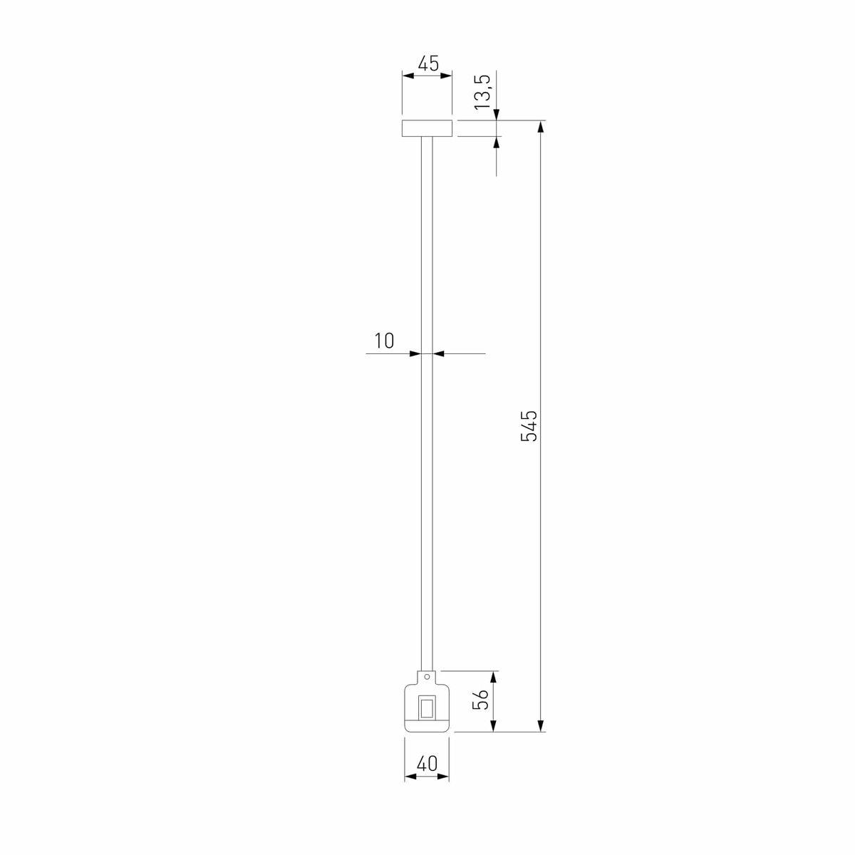 фото декоративная стойка с коннектором elektrostandard 85152/00 a065448 | 220svet.ru