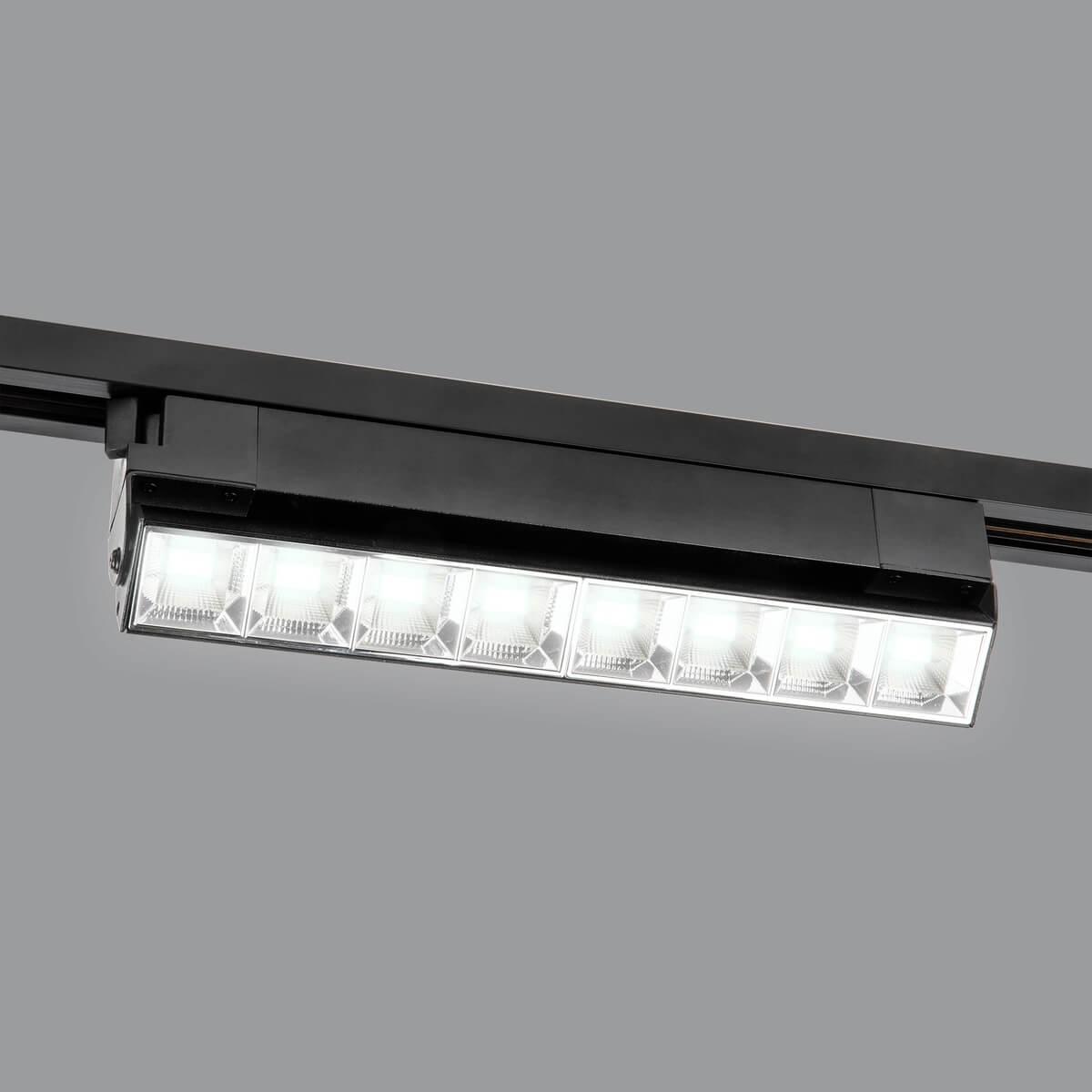 фото трековый светодиодный светильник uniel ulb-q283 20w/4000k black ul-00010126 | 220svet.ru