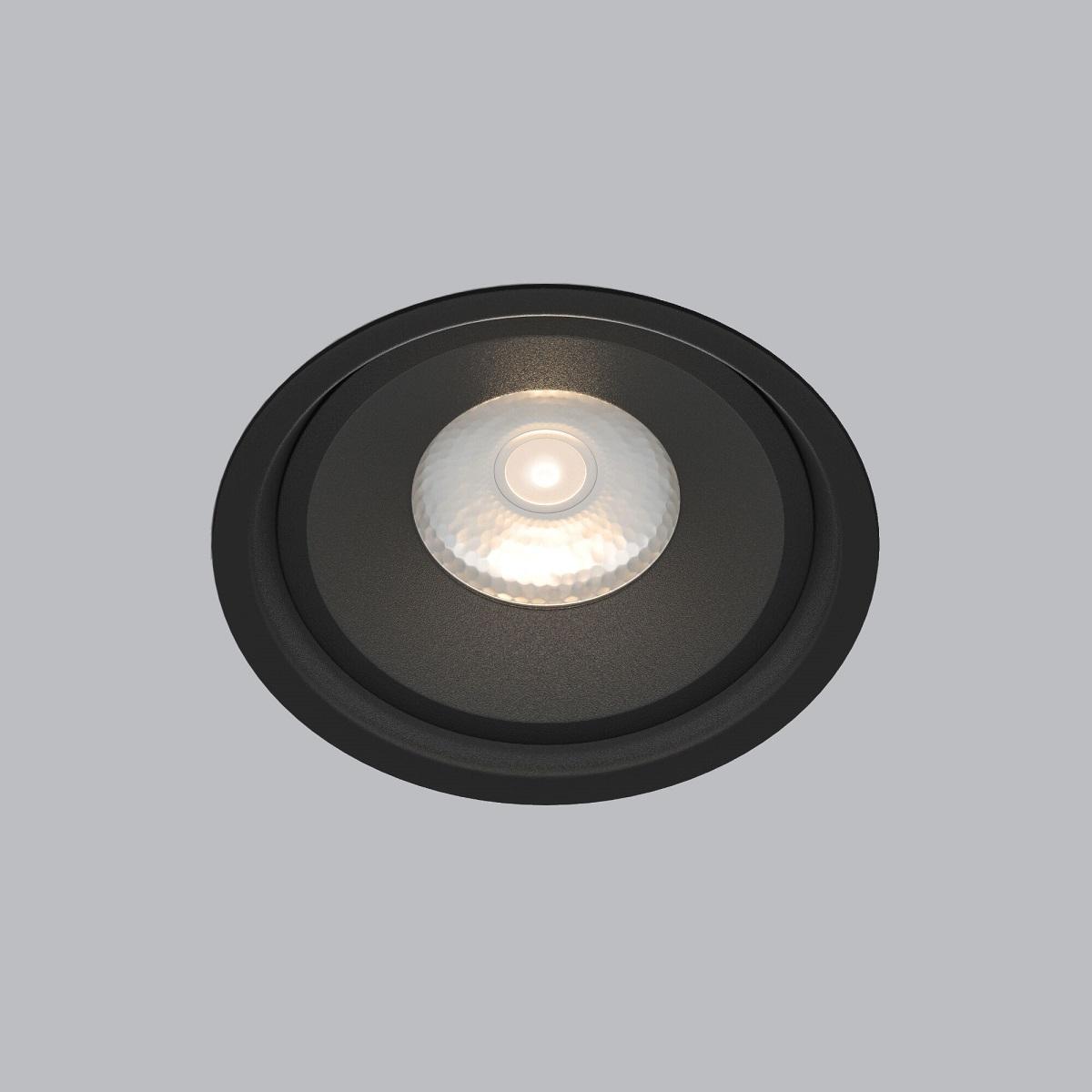 фото встраиваемый светодиодный светильник elektrostandard slide 25083/led 6w 4200k чёрный a062944 | 220svet.ru