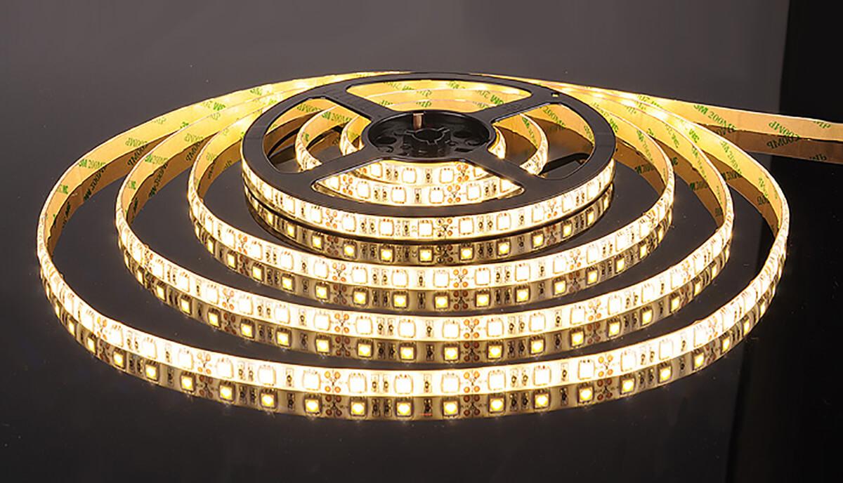 фото светодиодная влагозащищенная лента elektrostandard 14,4w/m 60led/m 5050smd теплый белый 5m a027841 | 220svet.ru