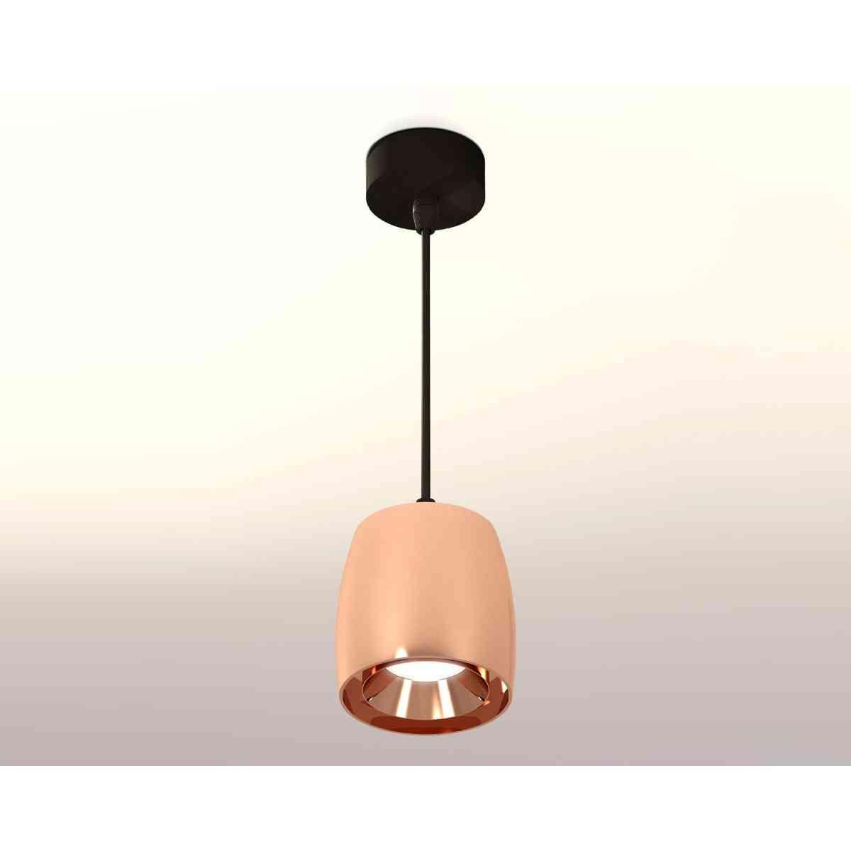 фото комплект подвесного светильника ambrella light techno spot xp1144001 ppg/sbk золото розовое полированное/черный песок (a2302, c1144, n7035) | 220svet.ru
