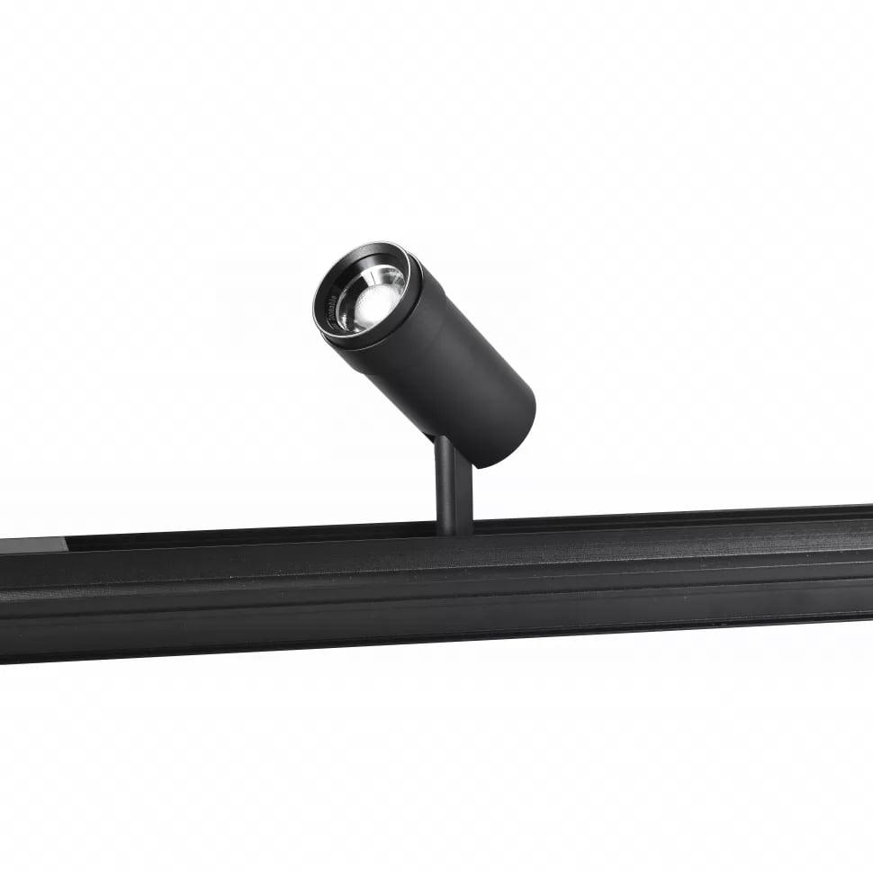 фото трековый магнитный светодиодный светильник iledex technical vision zoom 4822-020-d47-10w-10/60dg-3000k-bk | 220svet.ru