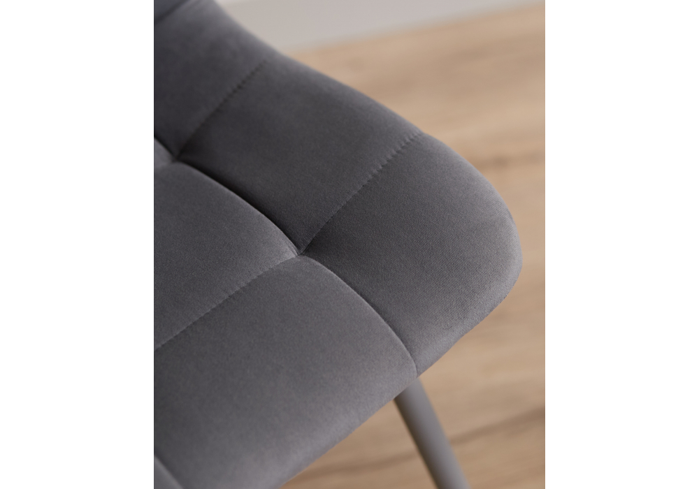 фото стул на металлокаркасе woodville чилли темно-серый / серый 631630 | 220svet.ru