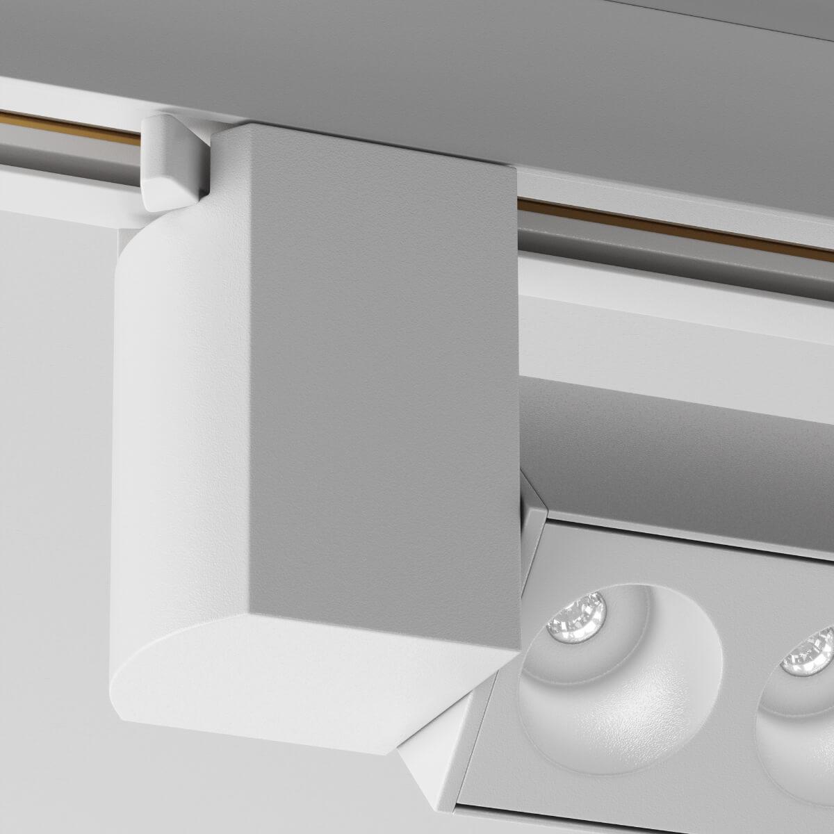 фото трековый светодиодный светильник maytoni technical points rot tr010-1-10w4k-m-w | 220svet.ru