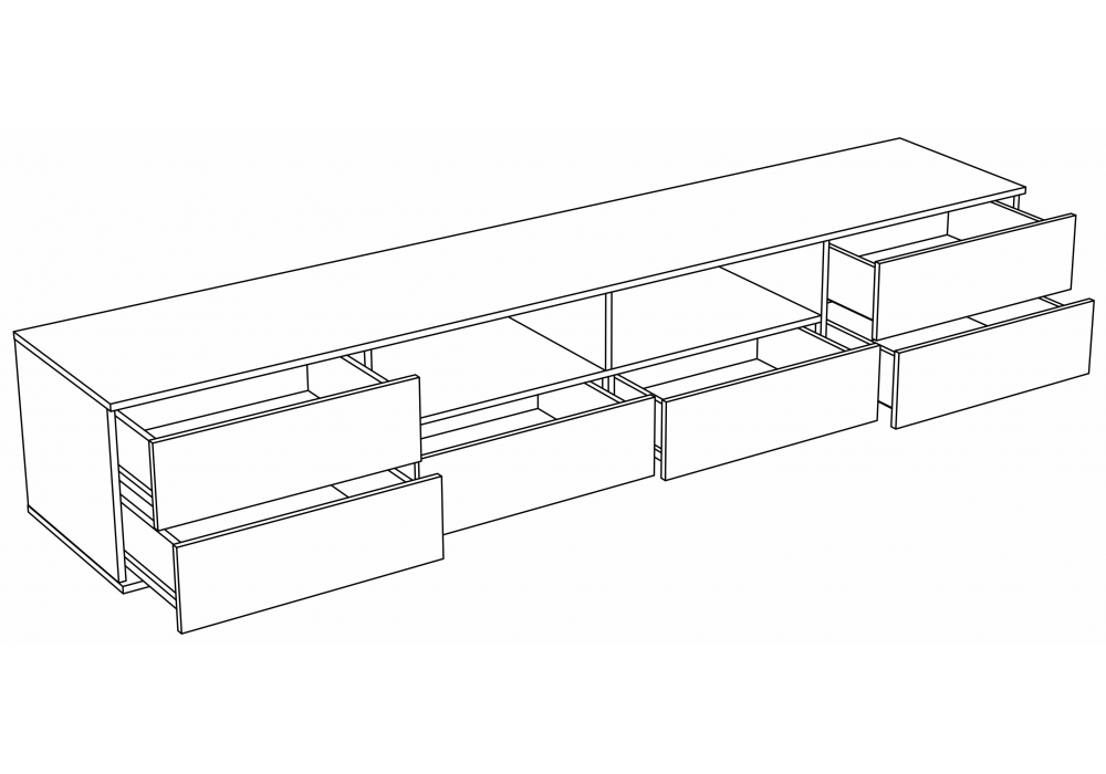 фото тв-тумба woodville маллоу дуб вотан / белый глянец 563533 | 220svet.ru