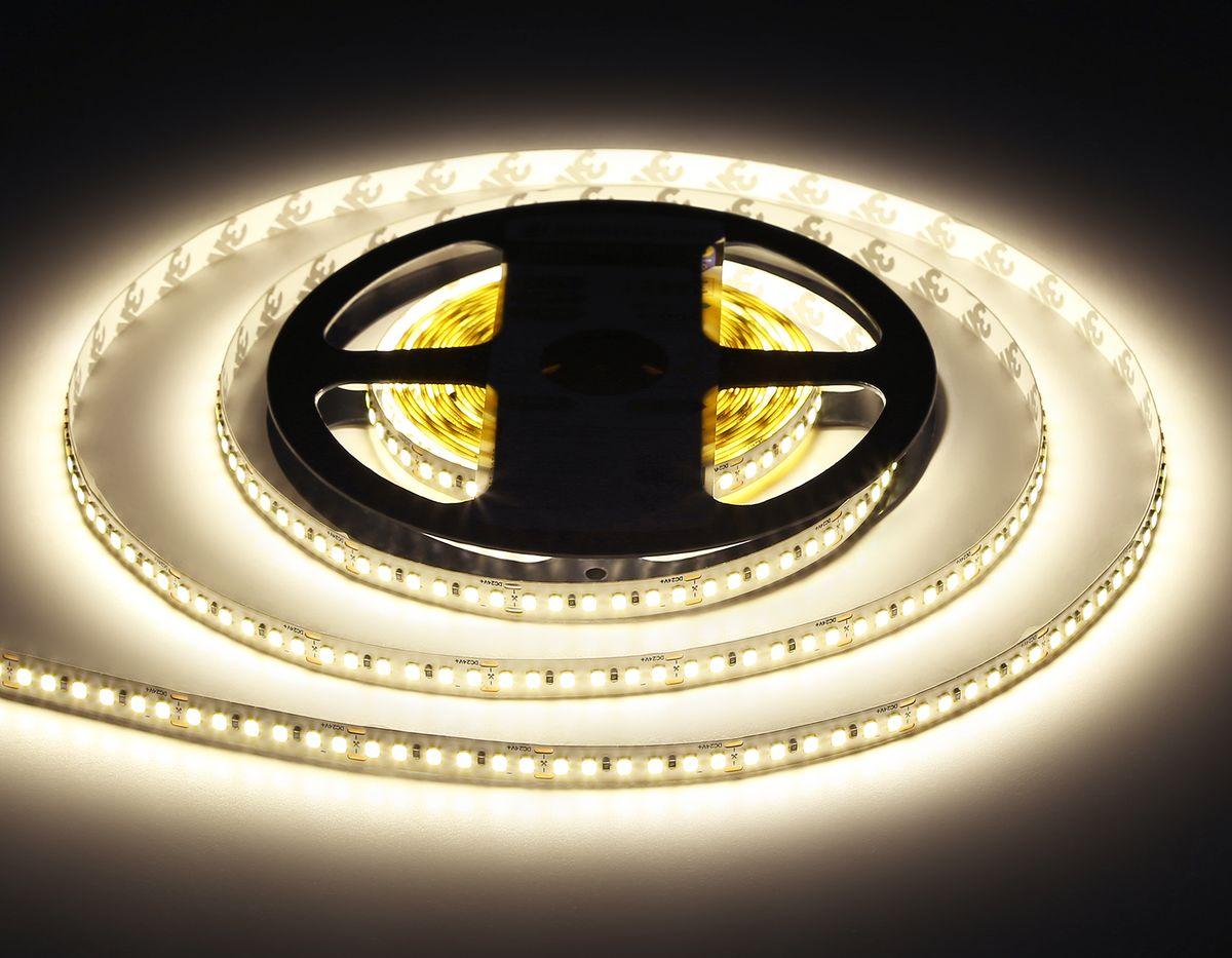фото светодиодная лента дневной белый ambrella light 14,4w/m 180led/m 2835smd 4500к 5m gs3202 | 220svet.ru
