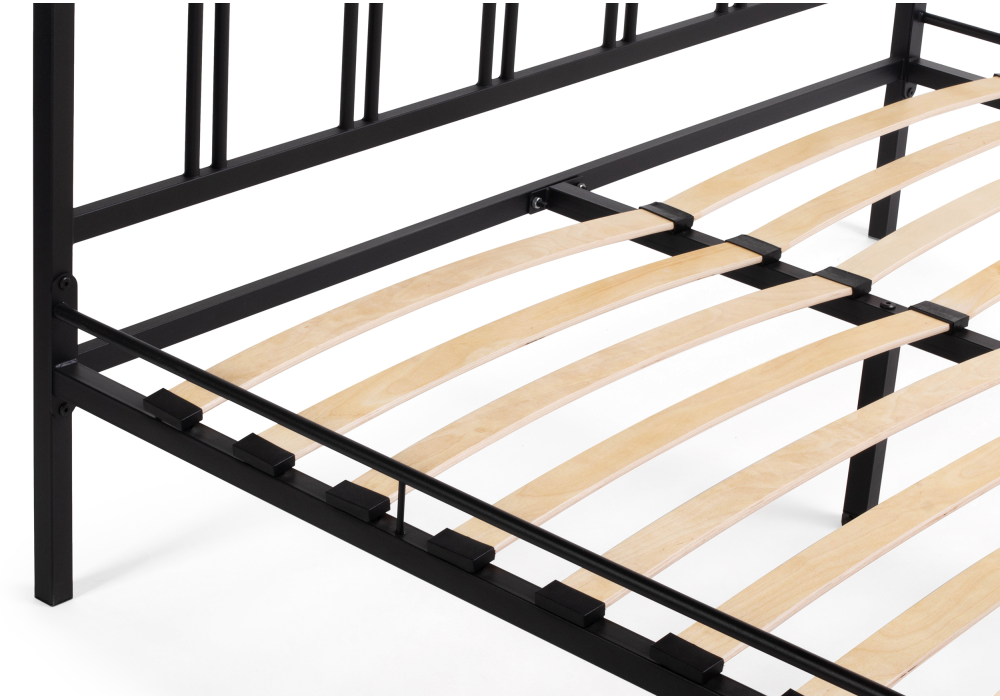 фото кровать woodville рейк 120х200 черная 403023 | 220svet.ru