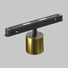 Миниатюра фото трековый магнитный светодиодный светильник maytoni alfa s tr132-4-7w-ds-bs | 220svet.ru