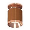 Миниатюра фото комплект накладного светильника ambrella light techno spot xs7404141 scf/ppg кофе песок/золото розовое полированное (n7930, c7404, n7035) | 220svet.ru