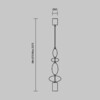 Миниатюра фото подвесной светильник maytoni monochrome mod071pl-l8b3k2 | 220svet.ru