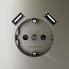 Миниатюра фото розетка встраиваемая с заземлением и защитными шторками, 16а, с usb, a+a voltum s70 vls040404 (шелк) | 220svet.ru
