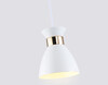 Миниатюра фото подвесной светильник ambrella light traditional loft tr8465 wh/fgd | 220svet.ru