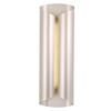 Миниатюра фото настенный светодиодный светильник crystal lux ap20 led nickel | 220svet.ru