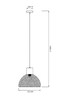 Миниатюра фото подвесной светильник arte lamp castello a7046sp-1pb | 220svet.ru