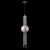 Миниатюра фото подвесной светодиодный светильник crystal lux sp3w led chrome | 220svet.ru