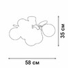 Миниатюра фото потолочная люстра vitaluce v3038-8/5pl | 220svet.ru