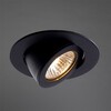 Миниатюра фото встраиваемый светильник arte lamp accento a4009pl-1bk | 220svet.ru