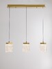 Миниатюра фото подвесной светильник 3000k dimmable delight collection md25020403-3b2 satin gold | 220svet.ru