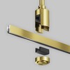 Миниатюра фото крепление потолочное с вводом питания для шинопровода maytoni flarity tra159c-b1-bs | 220svet.ru