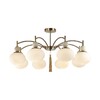 Миниатюра фото потолочная люстра lumion gloriya 8272/8c латунь | 220svet.ru