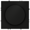 Миниатюра фото светорегулятор встраиваемый поворотно-нажимной 600 вт voltum s70 vls070308 (черный матовый) | 220svet.ru