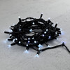 Миниатюра фото гирлянда нить 10м белая с мерцанием белого диода 24в, 75 led, провод черный каучук, ip65 ltc ll75blw-1-1w | 220svet.ru