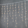 Миниатюра фото гирлянда бахрома 3,2 x 0,9 м экстра тепло-белая 220в, 168 led, провод белый каучук, ip65 ltc ll168-8-2eww | 220svet.ru