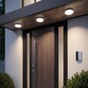 Миниатюра фото светильник светодиодный с переключателем цветовой температуры и мощности novotech opal 359729 черный | 220svet.ru