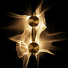 Миниатюра фото настенный светильник loft it flame 10452/2w gold | 220svet.ru
