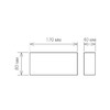 Миниатюра фото уличный настенный светодиодный светильник elektrostandard 1551 techno led twinky trio a038420 | 220svet.ru