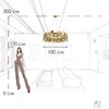 Миниатюра фото подвесной светильник loft it escama 10396/1000c | 220svet.ru