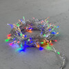 Миниатюра фото гирлянда нить 10м разноцветная с мерцанием белого диода 24в, 100 led, провод прозрачный пвх, ip54 ltc pst100blw-10-1m | 220svet.ru