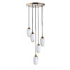 Миниатюра фото подвесной светодиодный светильник delight collection mt8848-5h brass  | 220svet.ru