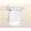 Миниатюра фото комплект накладного светильника ambrella light xs7401062 swh белый песок (n7925, c7401, n7010) | 220svet.ru