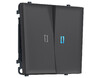 Миниатюра фото выключатель двухклавишный с самовозвратом с подсветкой 10000k ambrella volt quant pro sigma ms904060 | 220svet.ru