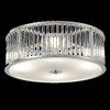 Миниатюра фото потолочная люстра crystal lux avenue pl4 chrome | 220svet.ru