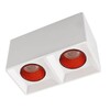 Миниатюра фото накладной светильник denkirs dk3085-wh+rd | 220svet.ru